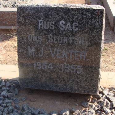 VENTER M.J. 1954-1955