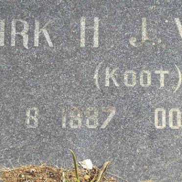 VENTER Dirk H.J. 1887-1967