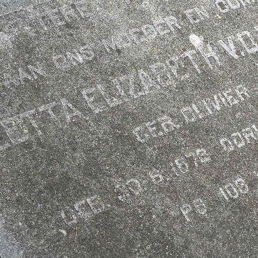 VYVER Aletta Elizabeth, v.d nee OLIVIER 1873-1967