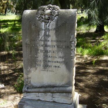 VILJOEN Roelof Oosthuizen 1880-1916