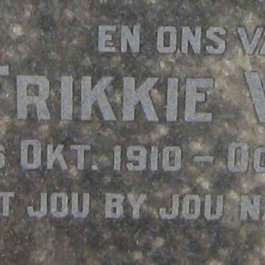 VENTER Frikkie 1910-1954