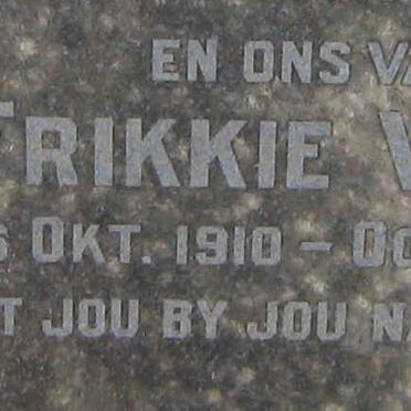 VENTER Frikkie 1910-1954