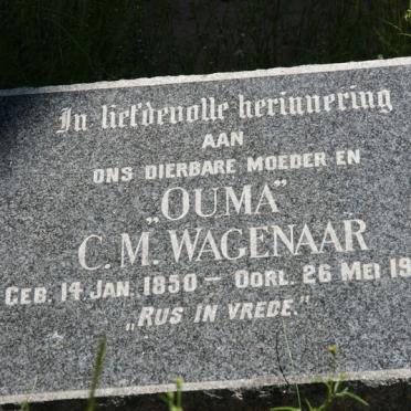 WAGENAAR C.M. 1850-1933
