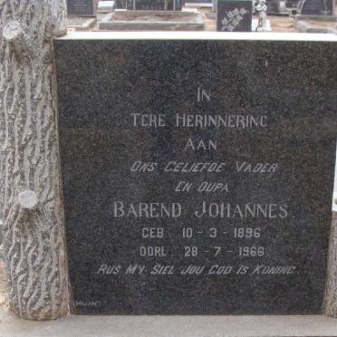 WALT Barend Johannes, van der 1896-1966