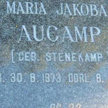AUCAMP Maria Jakoba nee STENEKAMP 1873-1961