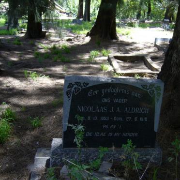 ALDRICH Nicolaas J.A. 1853-1918