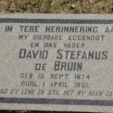 BRUIN David Stefanus, de 1874-1951