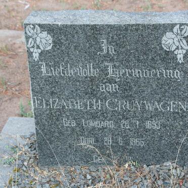 CRUYWAGEN Elizabeth nee LOMBARD 1893-1965