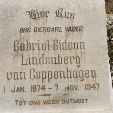 COPPENHAGEN Gabriel Gideon Lindenberg, van 1874-1947