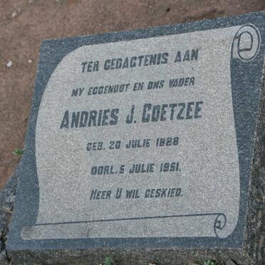 COETZEE Andries J. 1888-1951