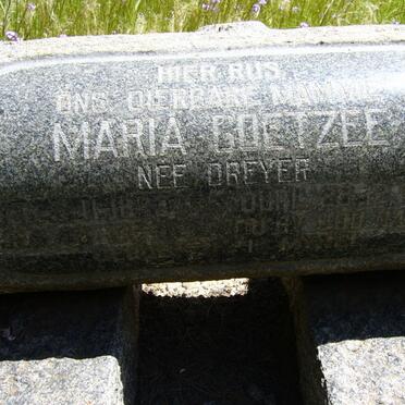 COETZEE Maria nee DREYER 18??-1993