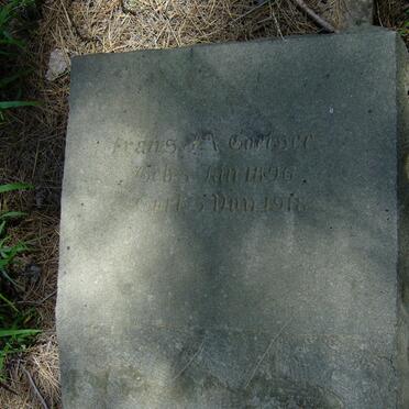 COETSEE Frans S.A. 1896-1918