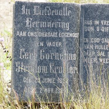 GROBLER Gert Cornelius Strijdom 1892-1924