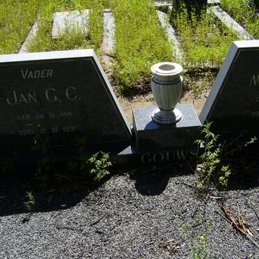 GOUWS Jan G.C. 1914-1991 &amp; Martha M. 1918-1993