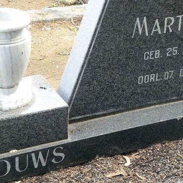 GOUWS Jan G.C. 1914-1991 &amp; Martha M. 1918-1993