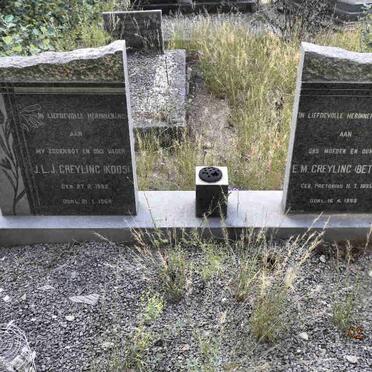 GREYLING J.L.J. 1889-1964 &amp; E.M. PRETORIUS 1895-1989