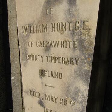 HUNT William -1884