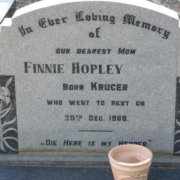 HOPLEY Finnie nee KRüGER -1969