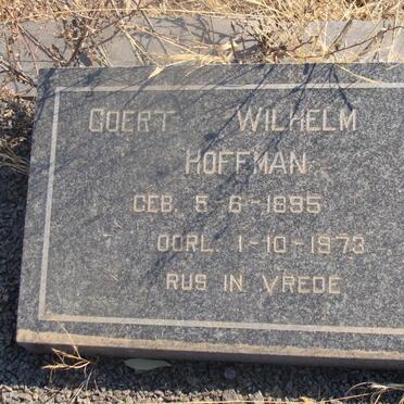 HOFFMAN Coert Wilhelm 1895-1973