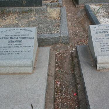 HENNING Johannes Stephanus 1881-1952 &amp; Martha Maria Hendriena JONKER 1884-1963