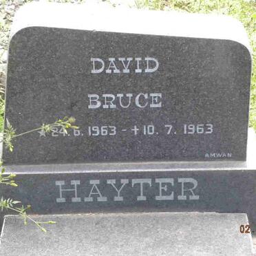 HAYTER David Bruce 1963-1963