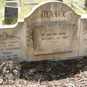 MARX Petrus Johannes 1866-1936 &amp; Hermina Susanna Cornelia DREYER 1870-1940