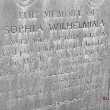 OLLSSONS Sophia Wilhelmina -1864