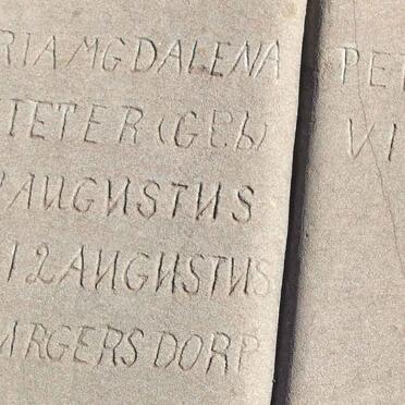 POTGIETER Maria Magdelena Petronella nee V.D.WALT 1906-1939