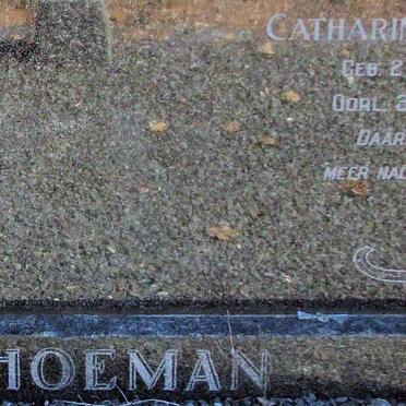 SCHOEMAN Catharina Jacoba 1912-1966