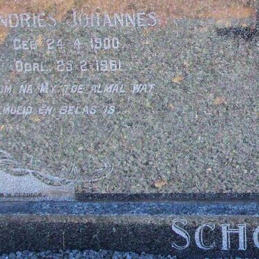 SCHOEMAN Andries Johannes 1900-1961