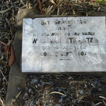 STRAATEN W.J., van 1868-1907