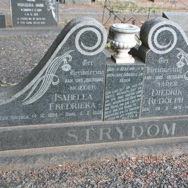 STRYDOM Diedrik Rudolph 1875-1939 &amp; Isabella Fredrieka HAVENGA 1884-1958