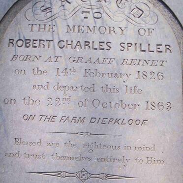 SPILLER Robert Charles 1826-1863
