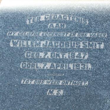 SMIT Willem Jacobus 1847-1931