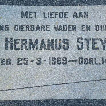 STEYN Hermanus 1889-1962