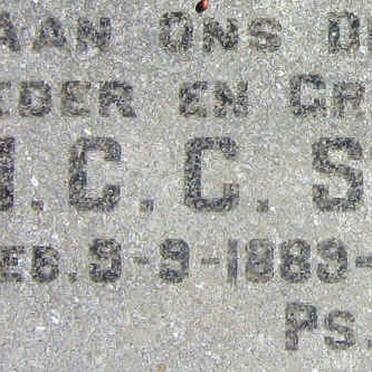 STRYDOM Louis J. 1885-1952 &amp; M.C.C. 1889-1975 