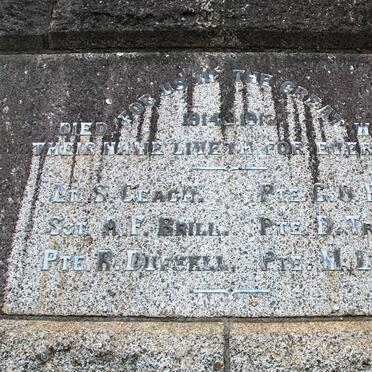 4. South panel - Great war 1914-1918