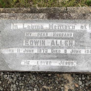 ALLEN Edwin 1873-1955