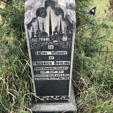 BOHLING Friedrich 1871-1916