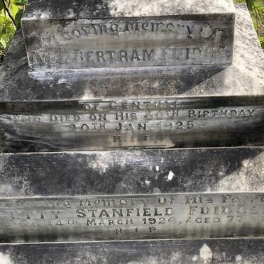 FUIDGE Etty Stanfield -1926 :: FUIDGE Ivor Bertram -1925