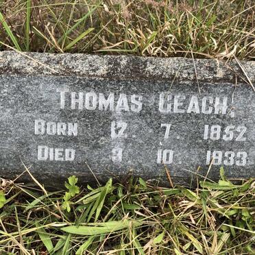 GEACH Thomas 1852-1933