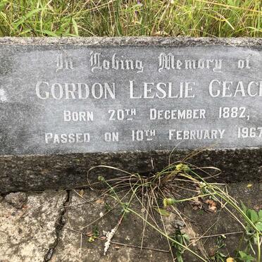 GEACH Gordon Leslie 1882-1967