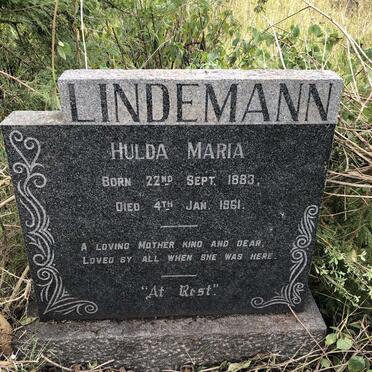 LINDEMANN Hulda Maria 1883-1961