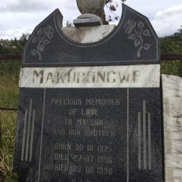 MAKUBONGWE 1975-1996