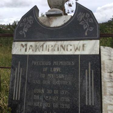 MAKUBONGWE 1975-1996