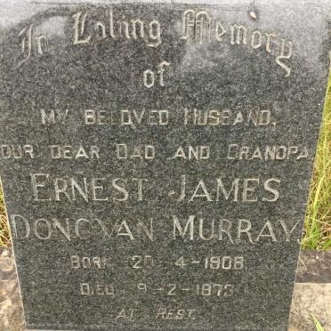 MURRAY Ernest James Donovan 1908-1973