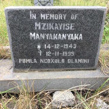 MZIKAYISE Manyakanyaka 1943-1999