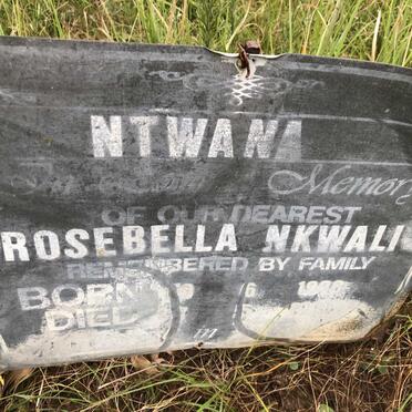 NTWANA Rosebella Nkwali