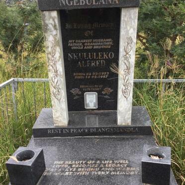 NGEBULANA Nkululeko Alfred 1952-1987