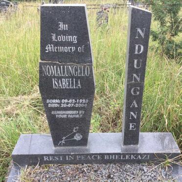 NDUNGANE Nomalungelo Isabella 1923-2004